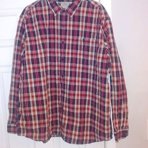 Ll bean heavy duty plaid flannel shirt